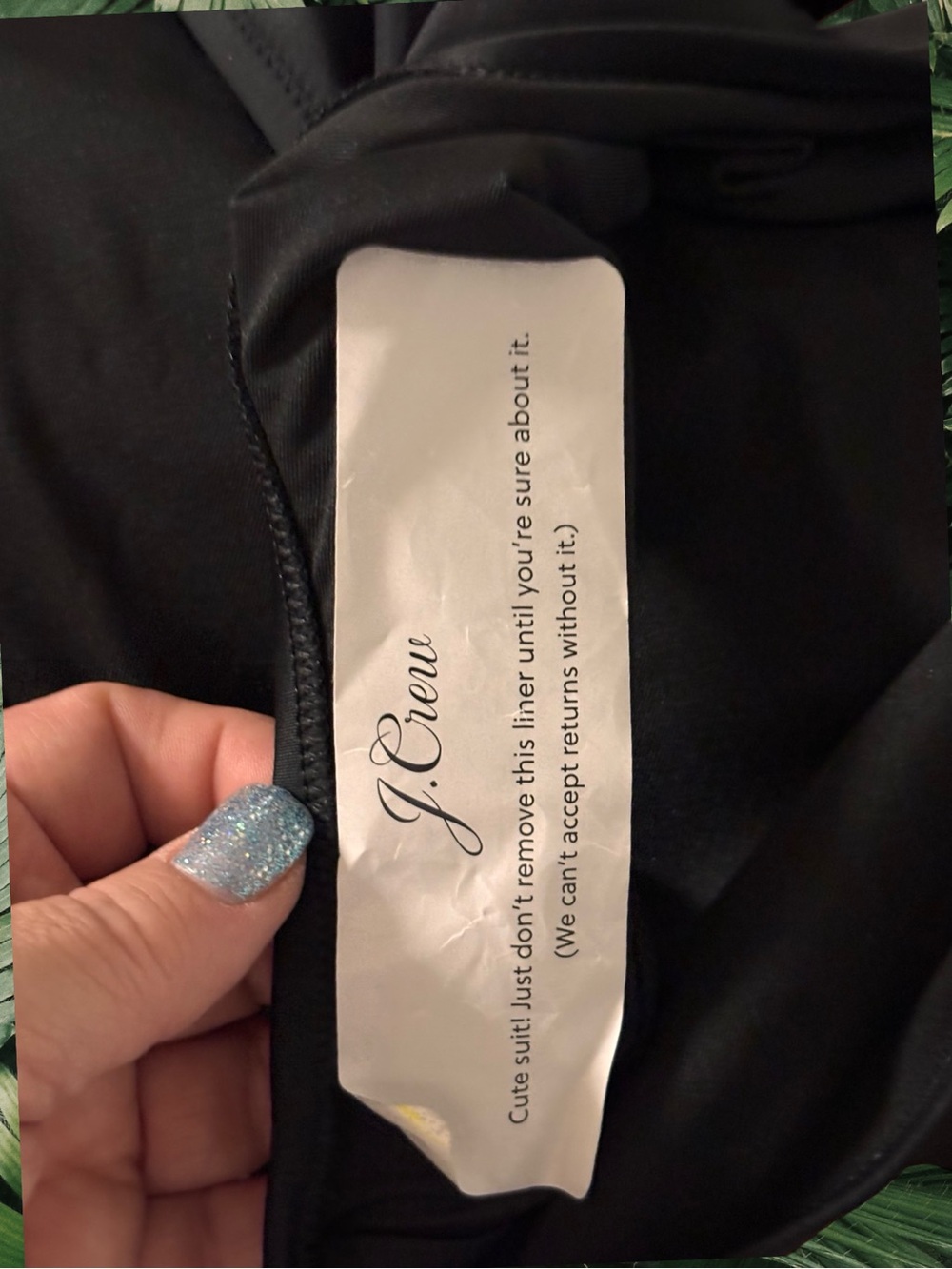Plus JCrew Size Black Scoop Neck Bikini Set - Picture 7 of 9